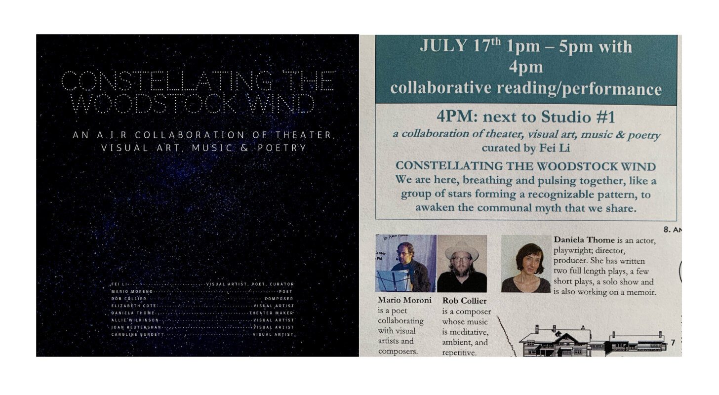 A collaboration of Theater, Visual art, Music &amp; Poetry curated by Fei Li